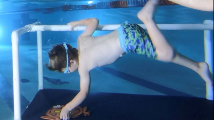 Swim Lesson Photo under water